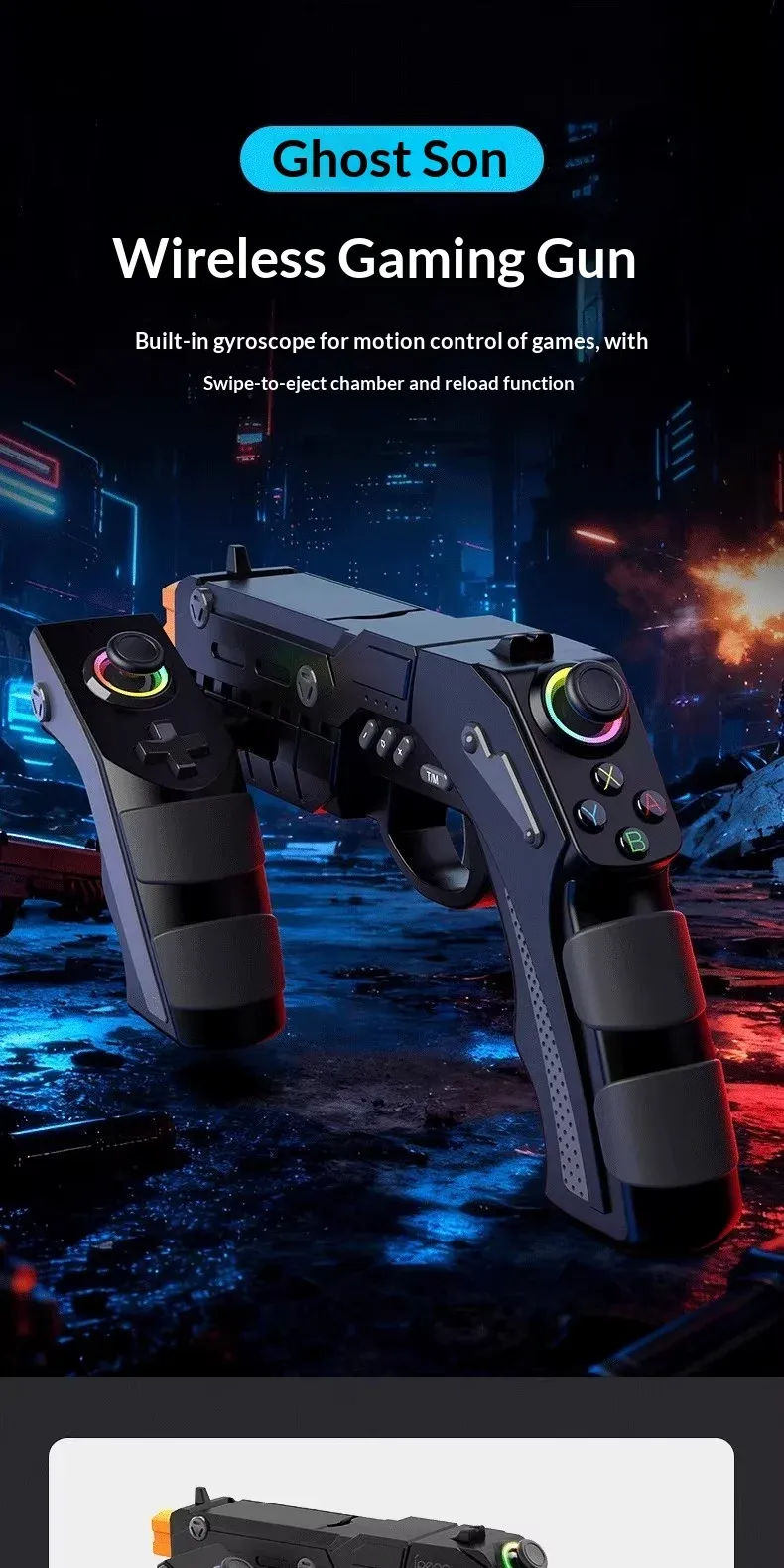 IPEGA Wireless Bluetooth Motion-Sensing Game Controller