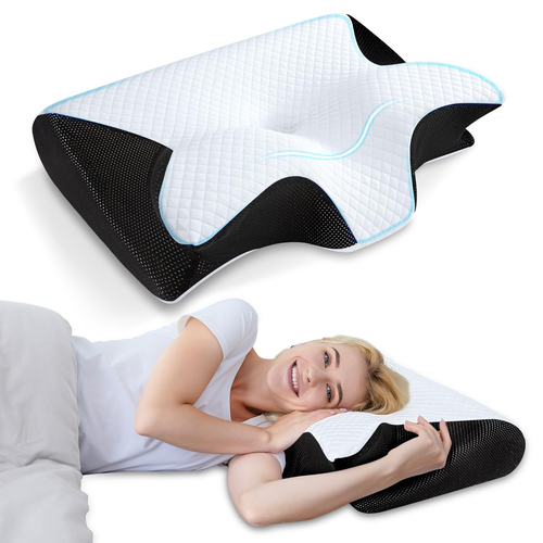 Neck Memory Foam Massage Pillow