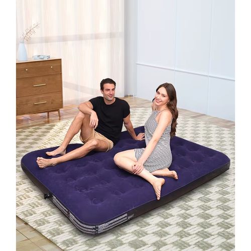 inflatable bed with electric pump and foldable function