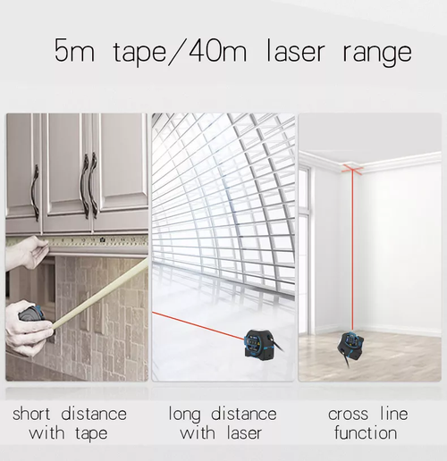 3-in-1 Digital Multifunctional Laser Distance Meter