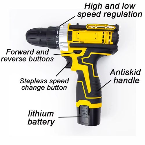 Multi-Drill-Bit 16.8V Brushless Little Steel Cannon Electric Drill