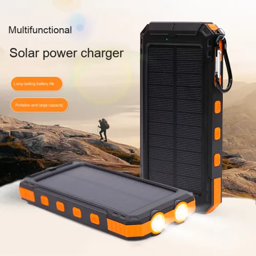 Solar-powered high-capacity power bank