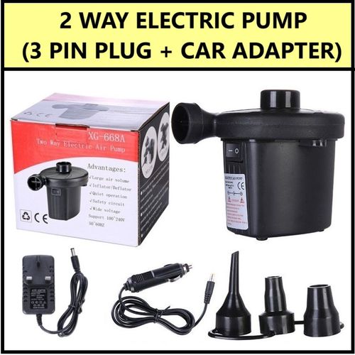 inflatable bed with electric pump and foldable function