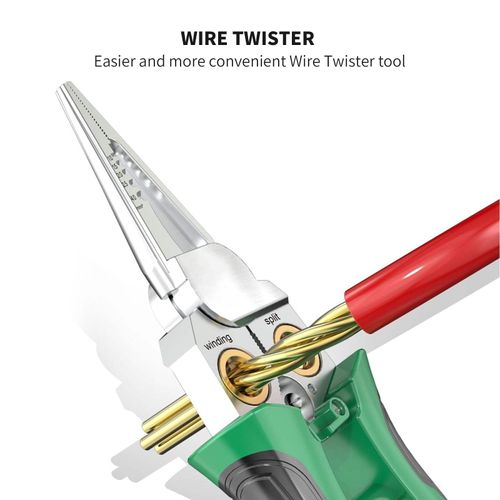 8-in-1 Wire Strippers with Electrical Measurement Function