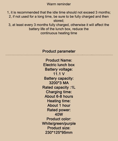 radio-heated lunch box