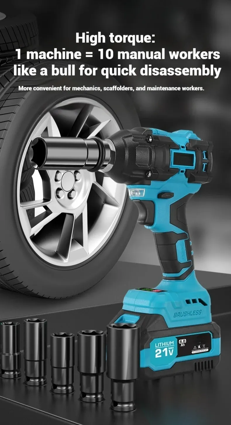Portable High-Strength Impact Wrench