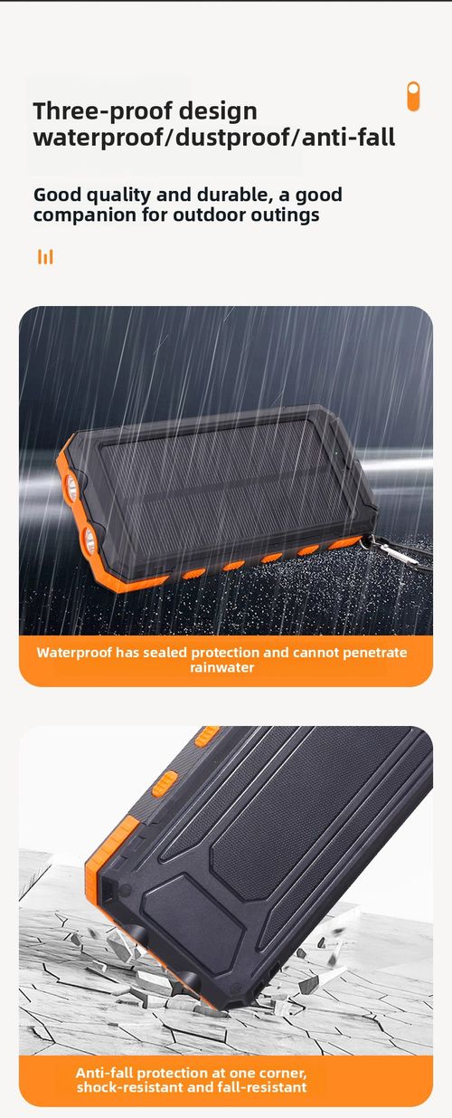 Solar-powered high-capacity power bank