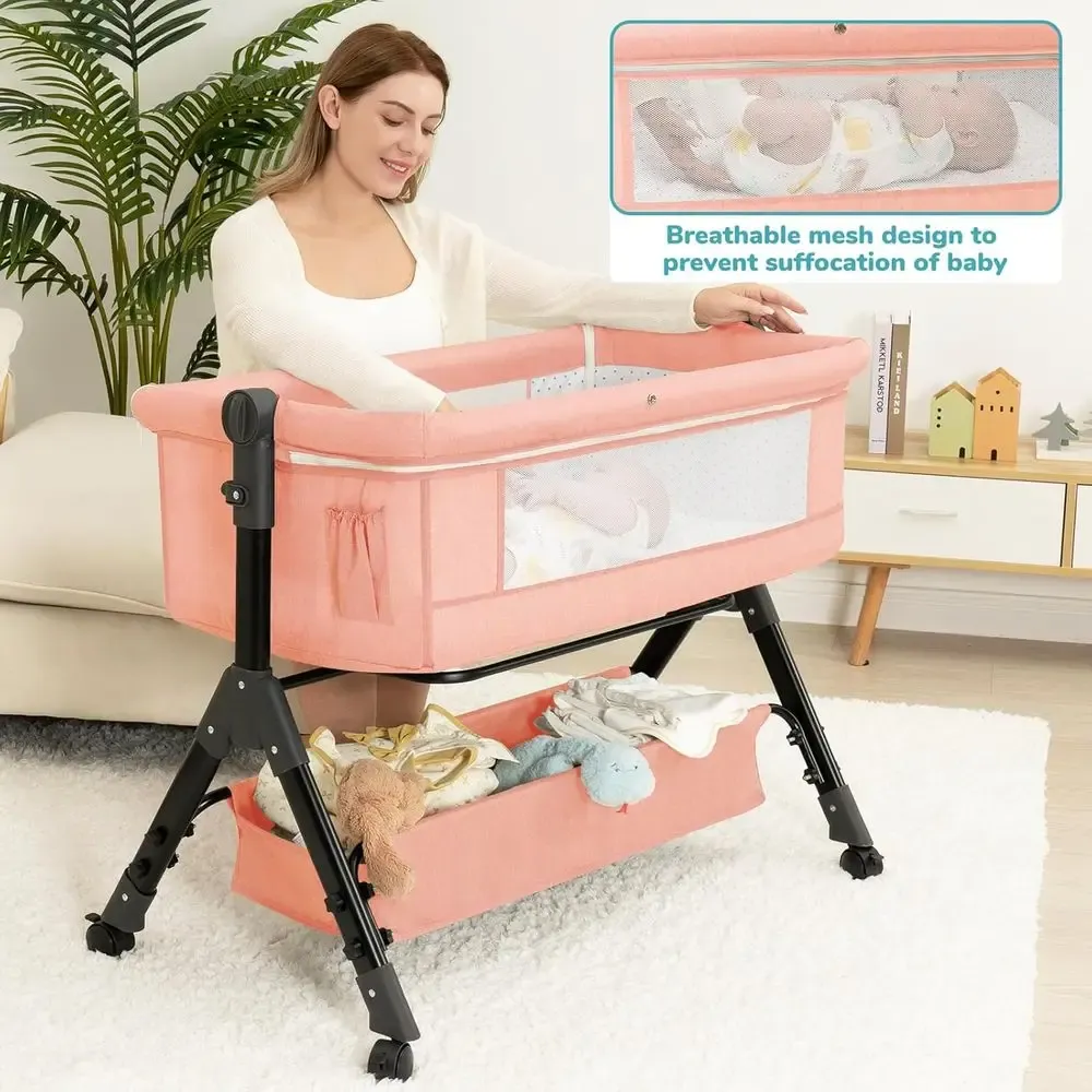 3-in-1 Adjustable Baby Bassinet