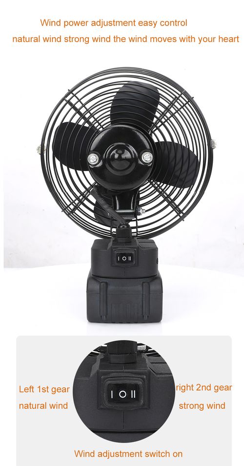 lithium-ion electric fan