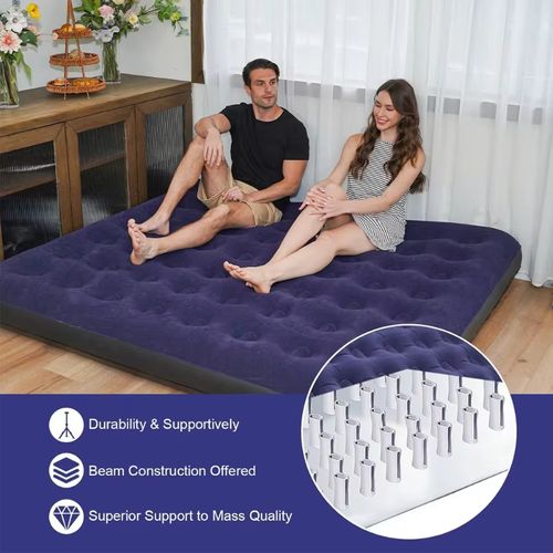 inflatable bed with electric pump and foldable function