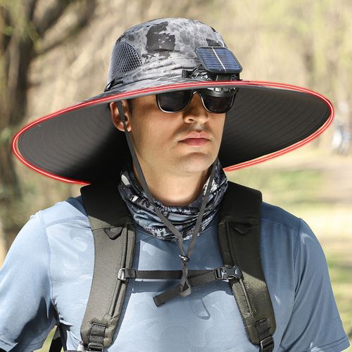 Men's and Women's Solar-Powered Fan Hats