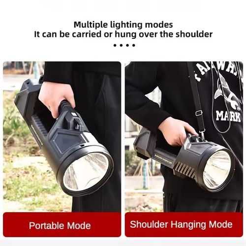 Solar-Powered Portable Searchlight