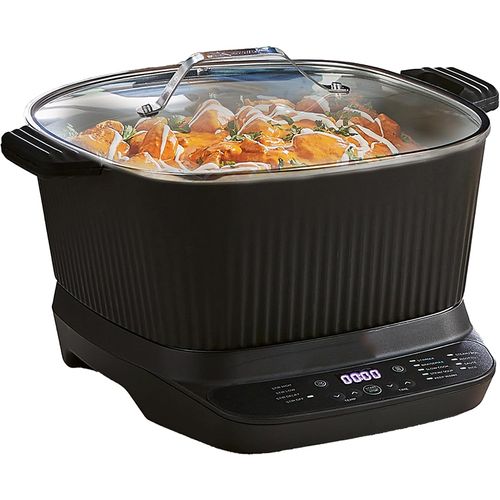 9-in-1 Programmable Preset Automatic Paddle Multifunctional Pot with Stirring, Crushing, Frying, Deep-Frying, Boiling and Steaming Functions