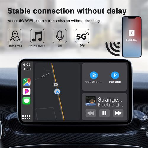 Automatic AI wireless CarPlay adapter