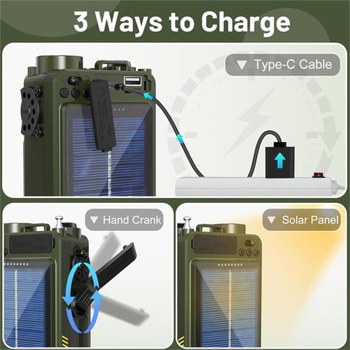 Portable Solar Survival Radio