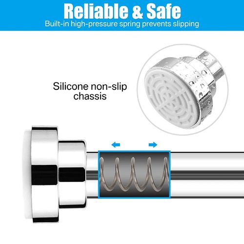 Splicing non-perforated telescopic rod