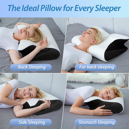 Neck Memory Foam Massage Pillow