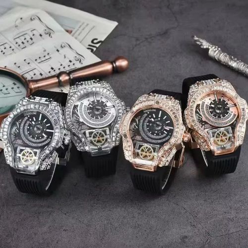 Full Diamond Classic Quartz Watch for Men