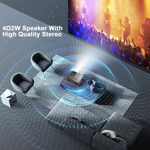 Mini projector with a universal stand
