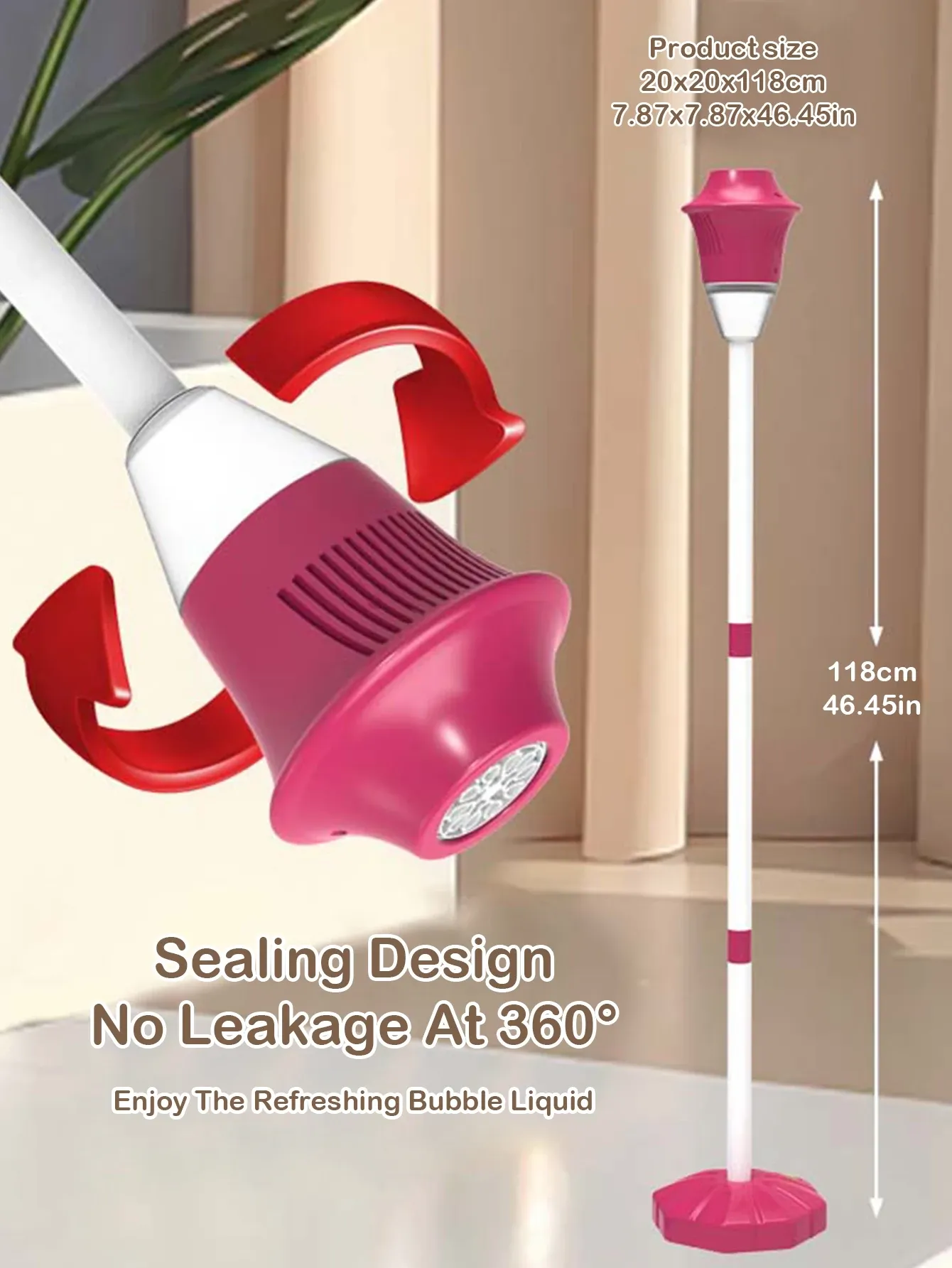 Automatic street lamp style bubble machine with lights