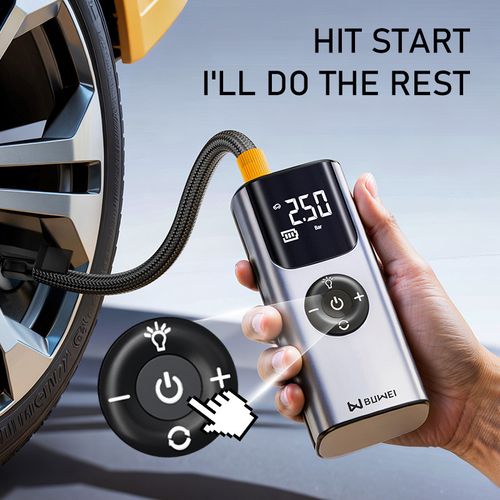 Portable cordless air pump