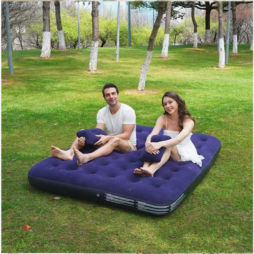 inflatable bed with electric pump and foldable function