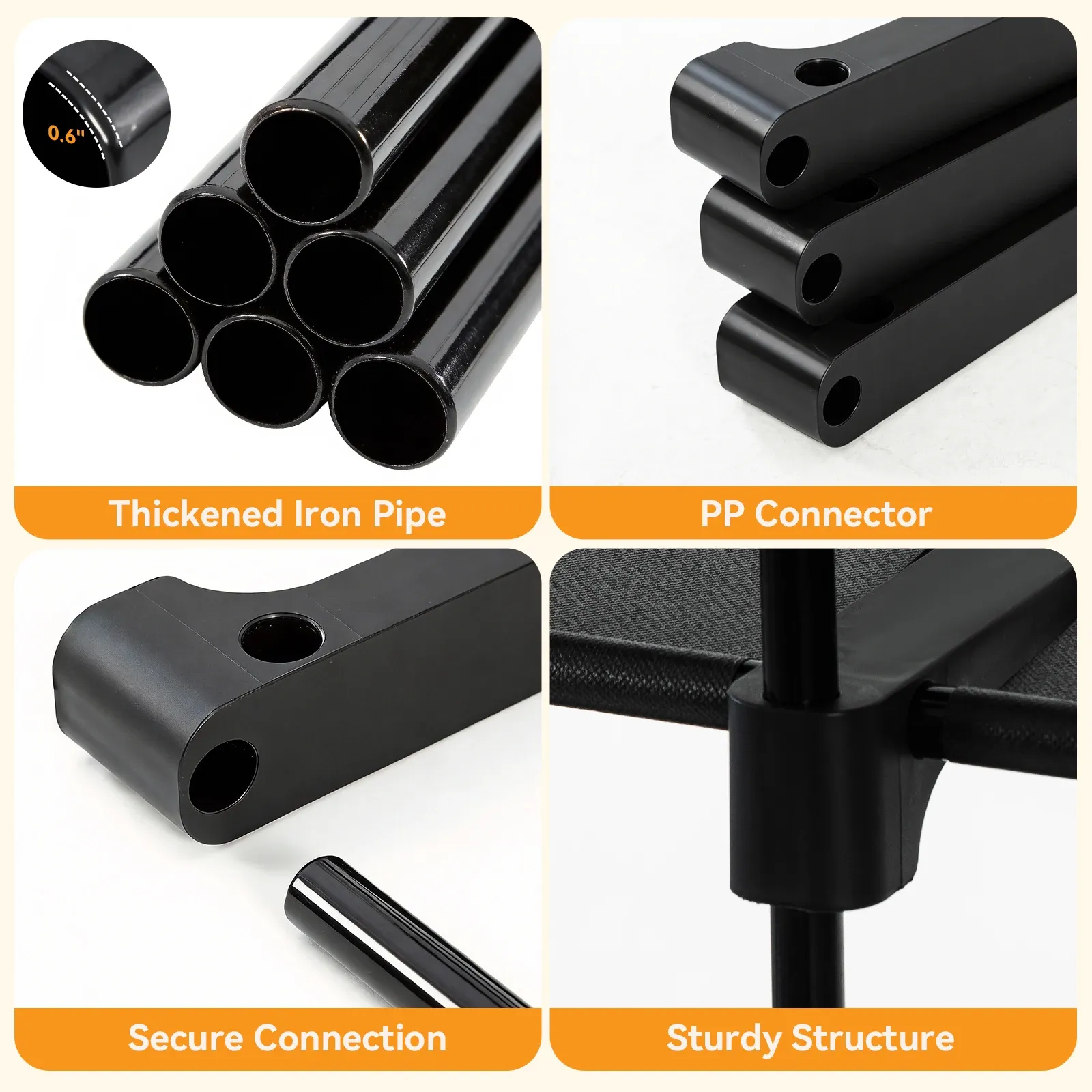 Portable Three Rows Wardrobe Closet