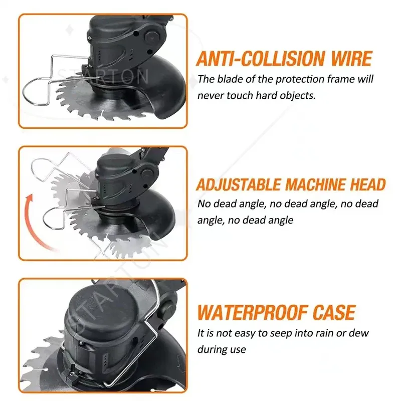 Cordless Lithium Powerful Weed Wacker