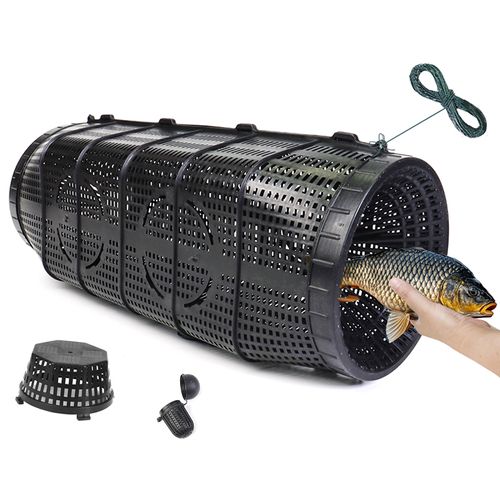 Fishing Bait Trap Foldable Fish Minnow Crab Crayfish Crawdad Shrimp Net Trap Cast Net Dip Cage Collapsible Easy Use