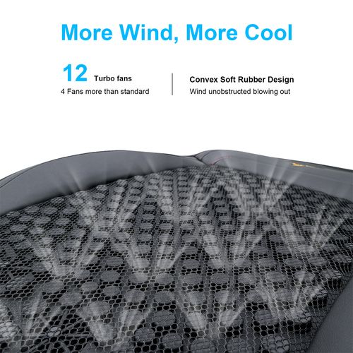 Massage, Heat-Removing & Cooling Car Seat Cushion with Air-Conditioned Breathability