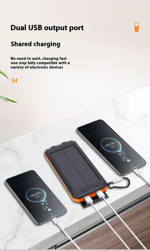 Solar-powered high-capacity power bank
