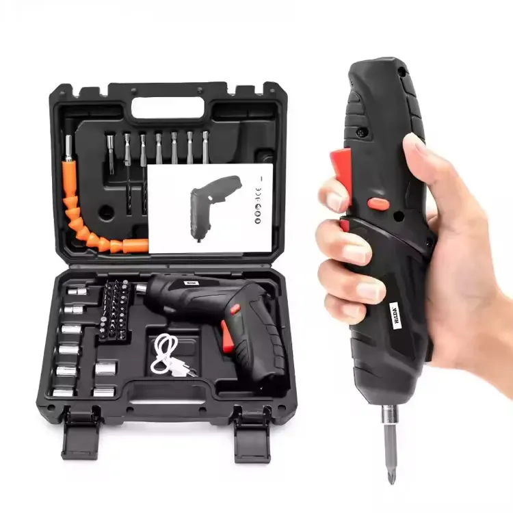 47 Pcs Set 4V Li-Ion Battery Power Electric Screwdriver Set