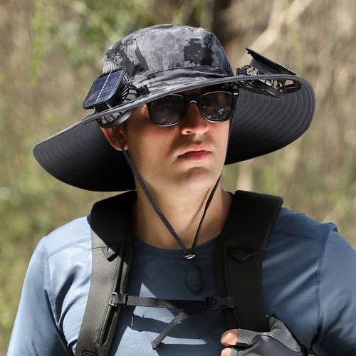 Men's and Women's Solar-Powered Fan Hats