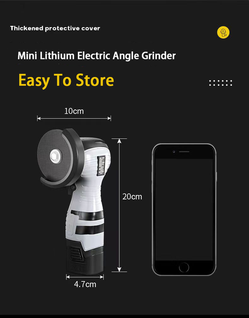 brushless cordless angle grinder