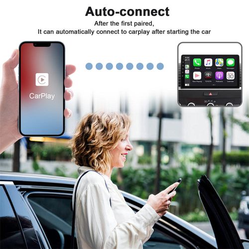 Automatic AI wireless CarPlay adapter