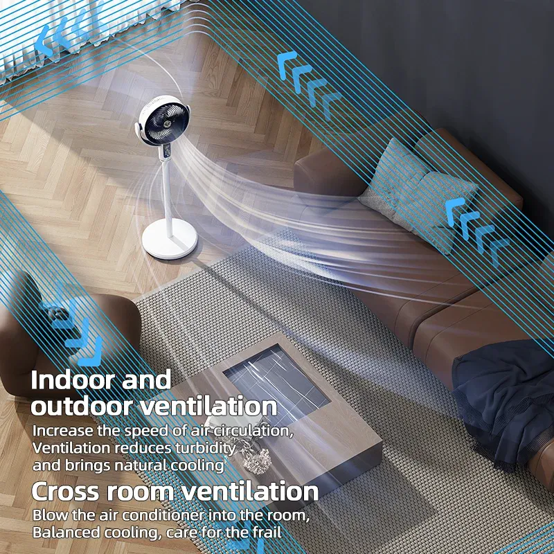 High Quality Floor Fan Air Circulation Fan Rechargeable