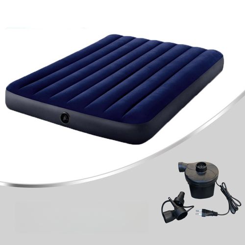 inflatable bed with electric pump and foldable function