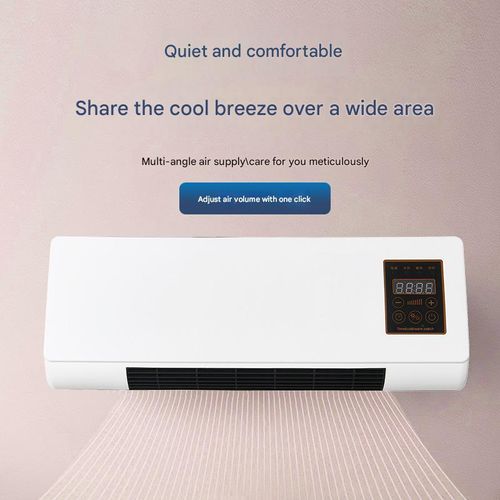 Dual-purpose mobile wall-mounted cold air blower, bathroom and home bedroom wall-mounted mobile small air conditioner