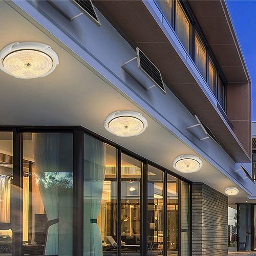 LED solar ceiling lamps, household three-color ceiling lamps, lighting fixtures, indoor solar lamps that benefit the people