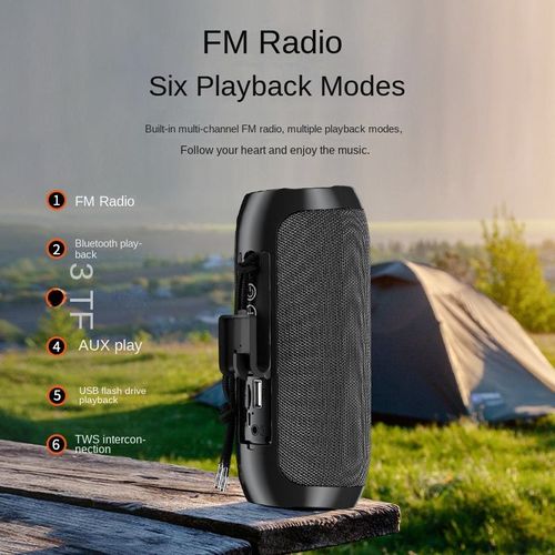 TG117 USB player impermeável BT alto-falante portátil alto-falante sem fio ao ar livre de alta qualidade