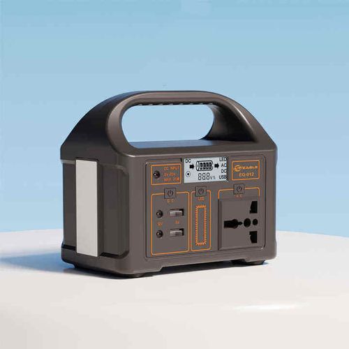 Camp solar generator portable power bank, equipped with 110V AC power socket, suitable for CPAP, home, outdoor travel and emergency backup power supply