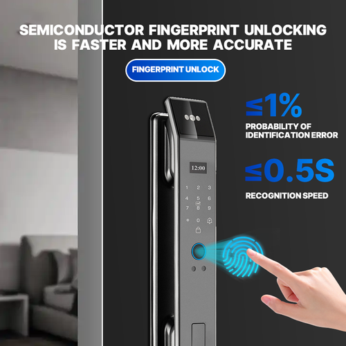 The latest smart lock 3D face electric password digital smart camera fingerprint door lock