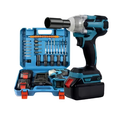 Lithium battery charging wrench, electric impact wrench stand, brushless electric wrench, high-torque impact wrench