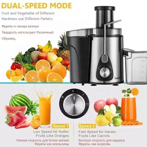 Juicer: household large-caliber automatic electric juicer, commercial juicer