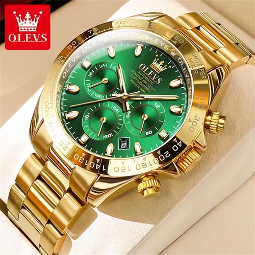 Gold luxury business watch