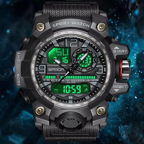 Men's sports watch - waterproof and shockproof military watch