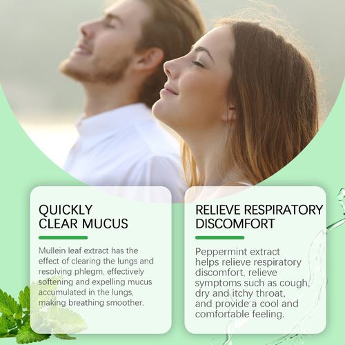 100% Herbal Ingredients Quickly Relieve - Effectively clean your lungs and airways