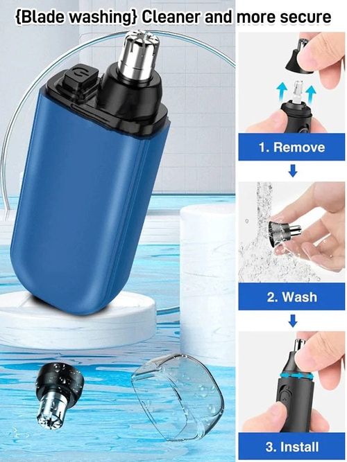 Portable Nose Hair Trimmer (Painless & Precision)