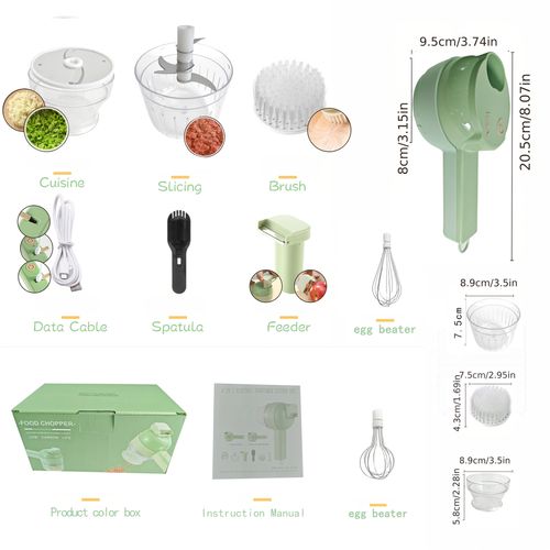 Electric Vegetable Cutter Set