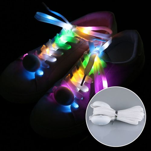 LED flashing shoelaces